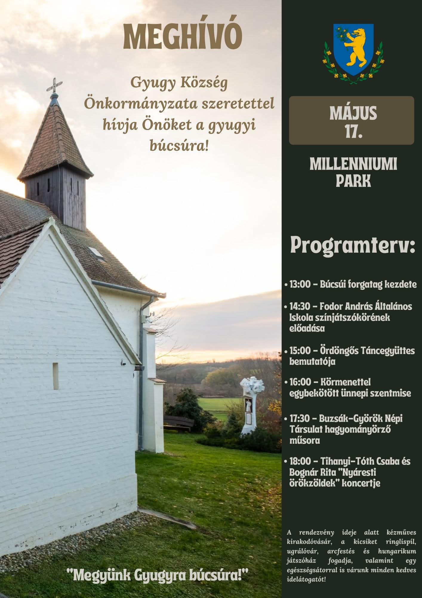 Meghívó: Gyugy búcsú